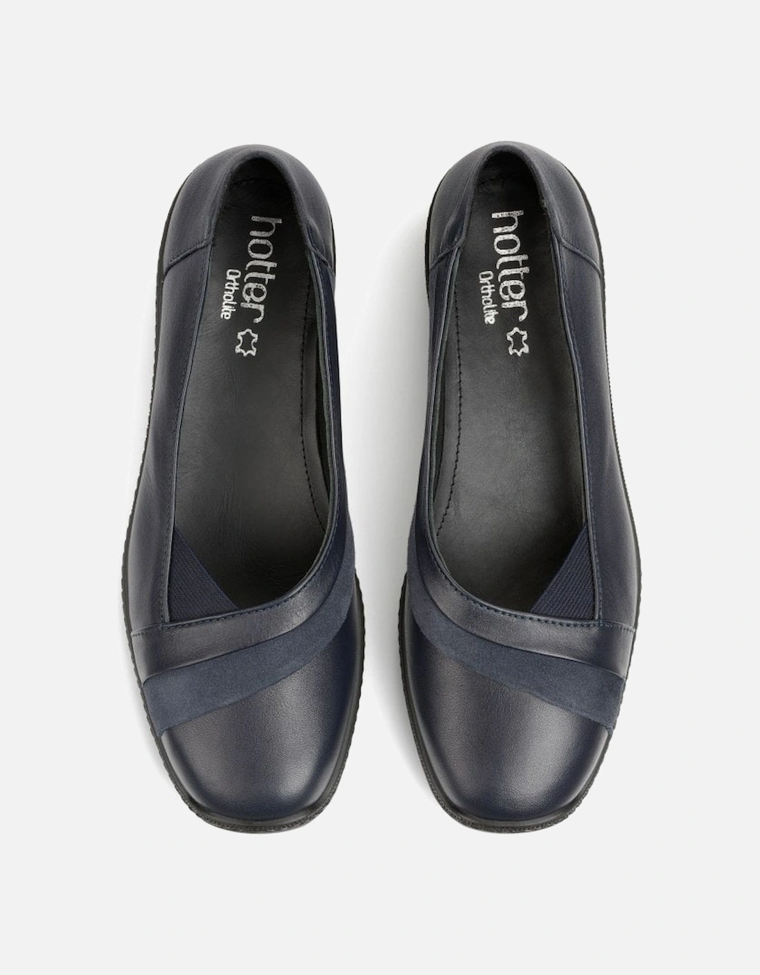 Serenity Womens Wide Fit Slip On Pumps