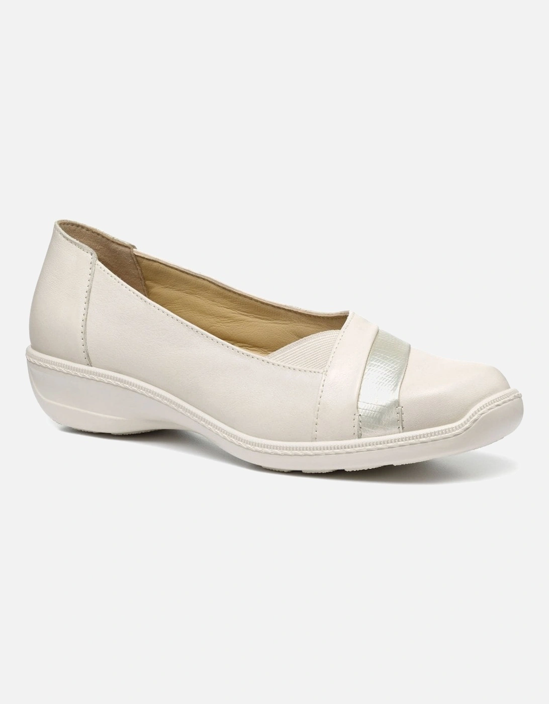 Serenity Womens Wide Fit Slip On Pumps, 5 of 4
