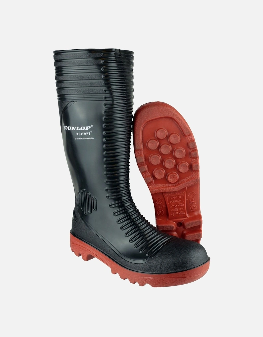 Acifort Ribbed Full Safety Mens Wellingtons