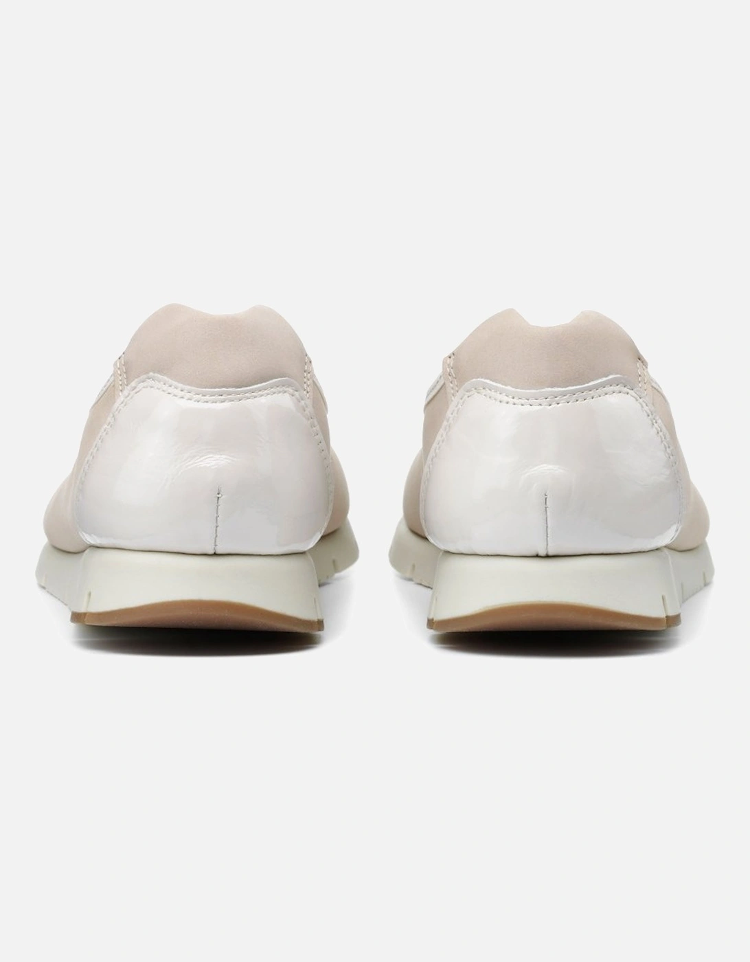 Natural Womens Slip On Pumps