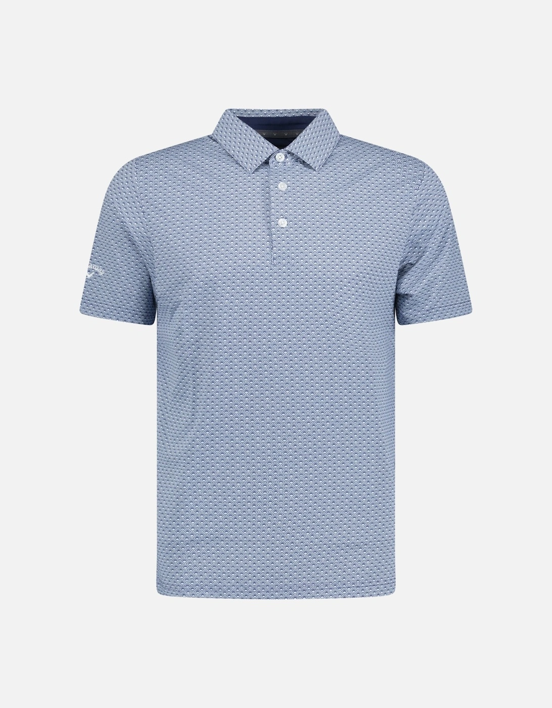Trademark Print Golf Polo - Navy Peacoat, 4 of 3