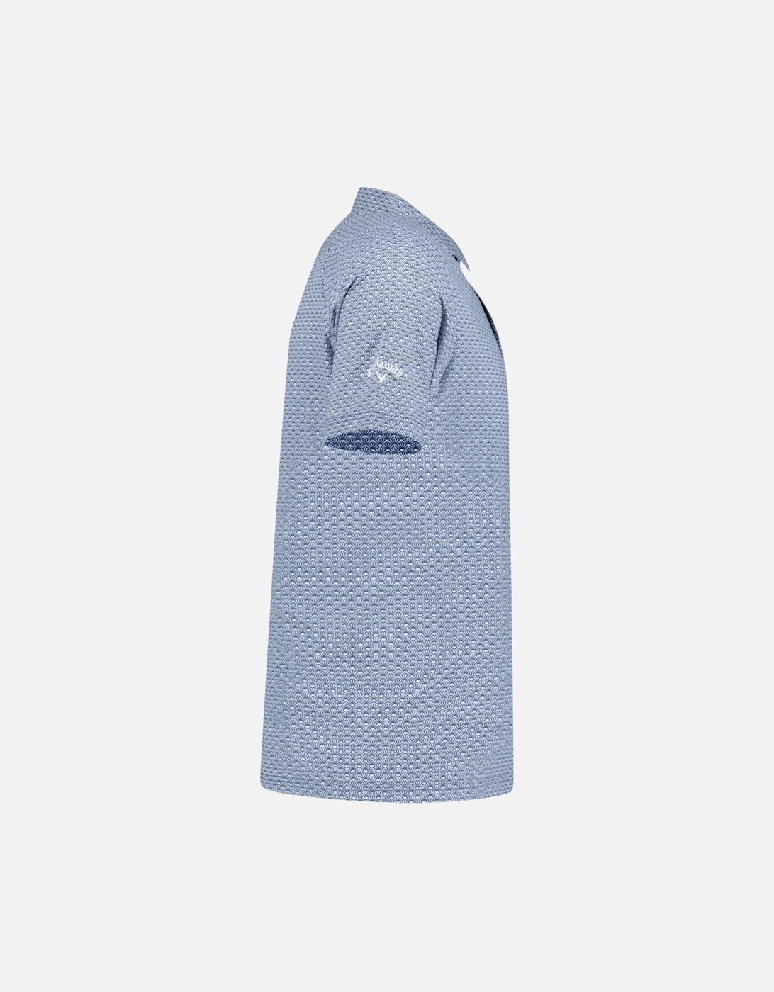 Trademark Print Golf Polo - Navy Peacoat