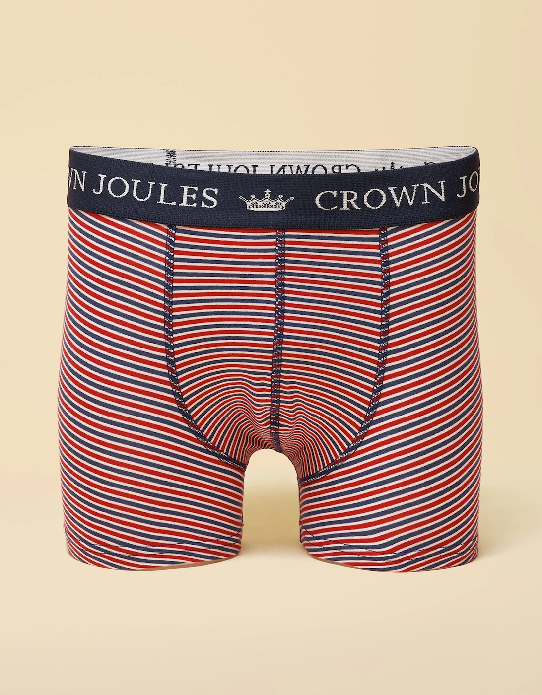 CROWN Mens Boxer Shorts Red/Blue