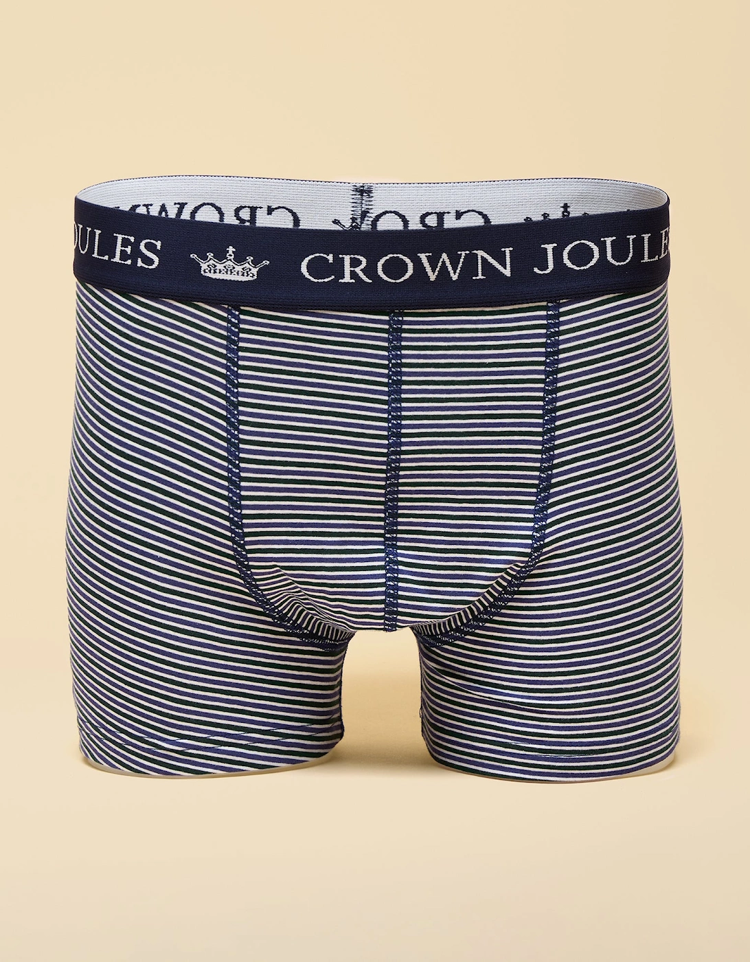 CROWN Mens Boxer Shorts Blue/Green