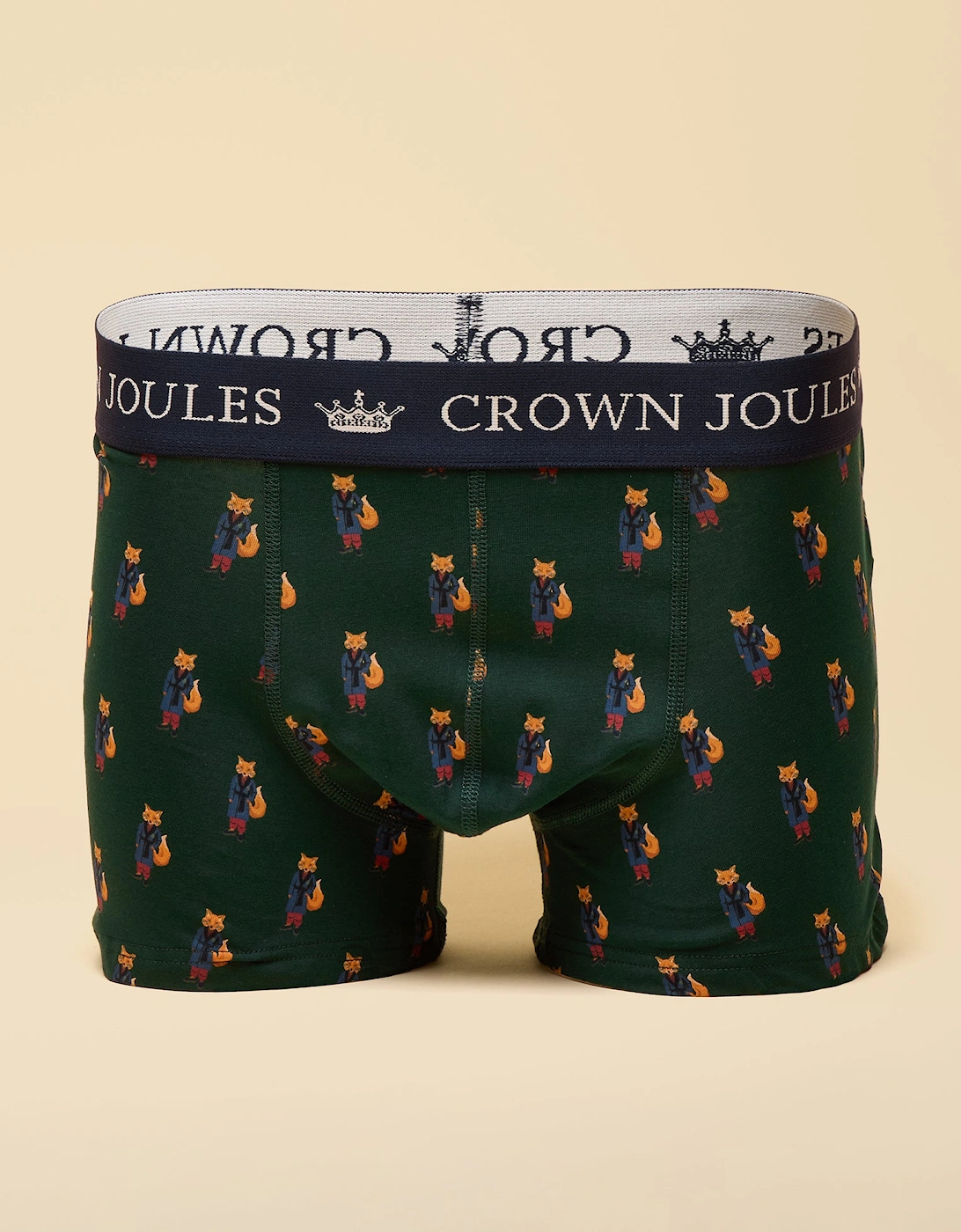 CROWN Mens Boxer Shorts Blue/Green