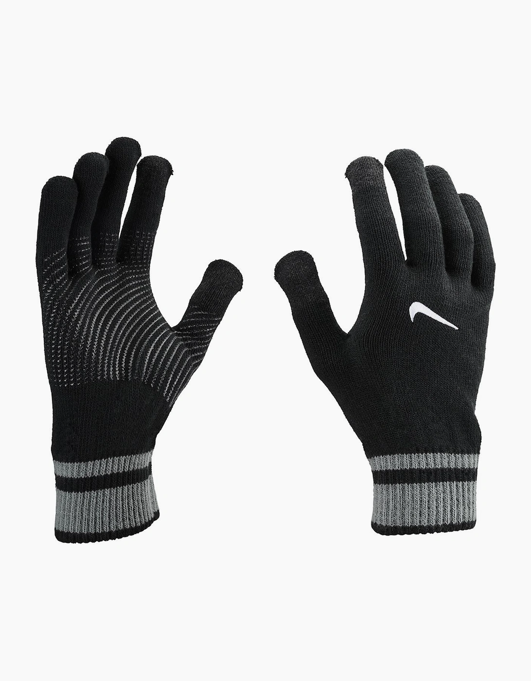 Nike Men's Black Gripped Knitted Gloves  L