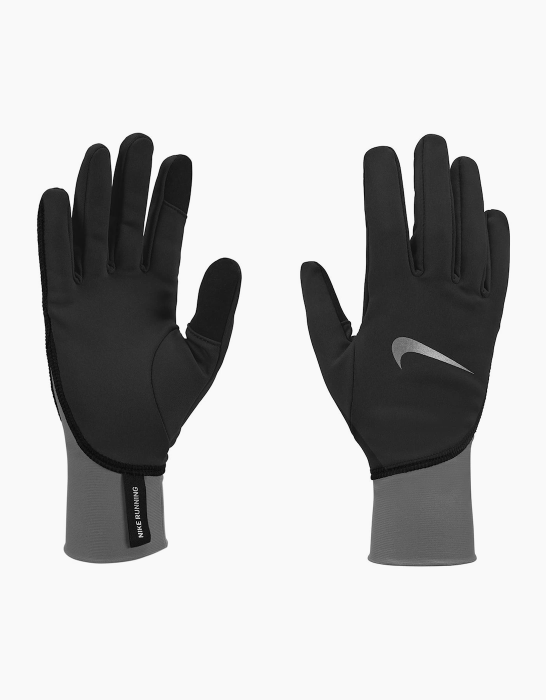 Nike Women's Black / Pacer Midweight Running Gloves - Size: Xl