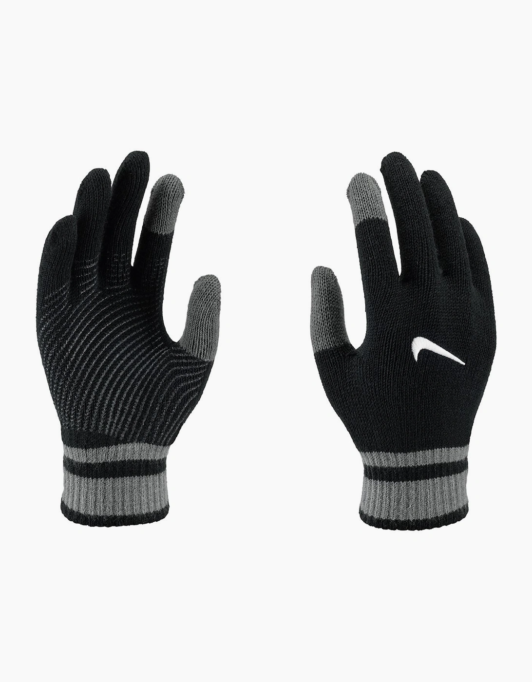 Nike Men's Black Y Gripped Knitted Gloves - : Xl