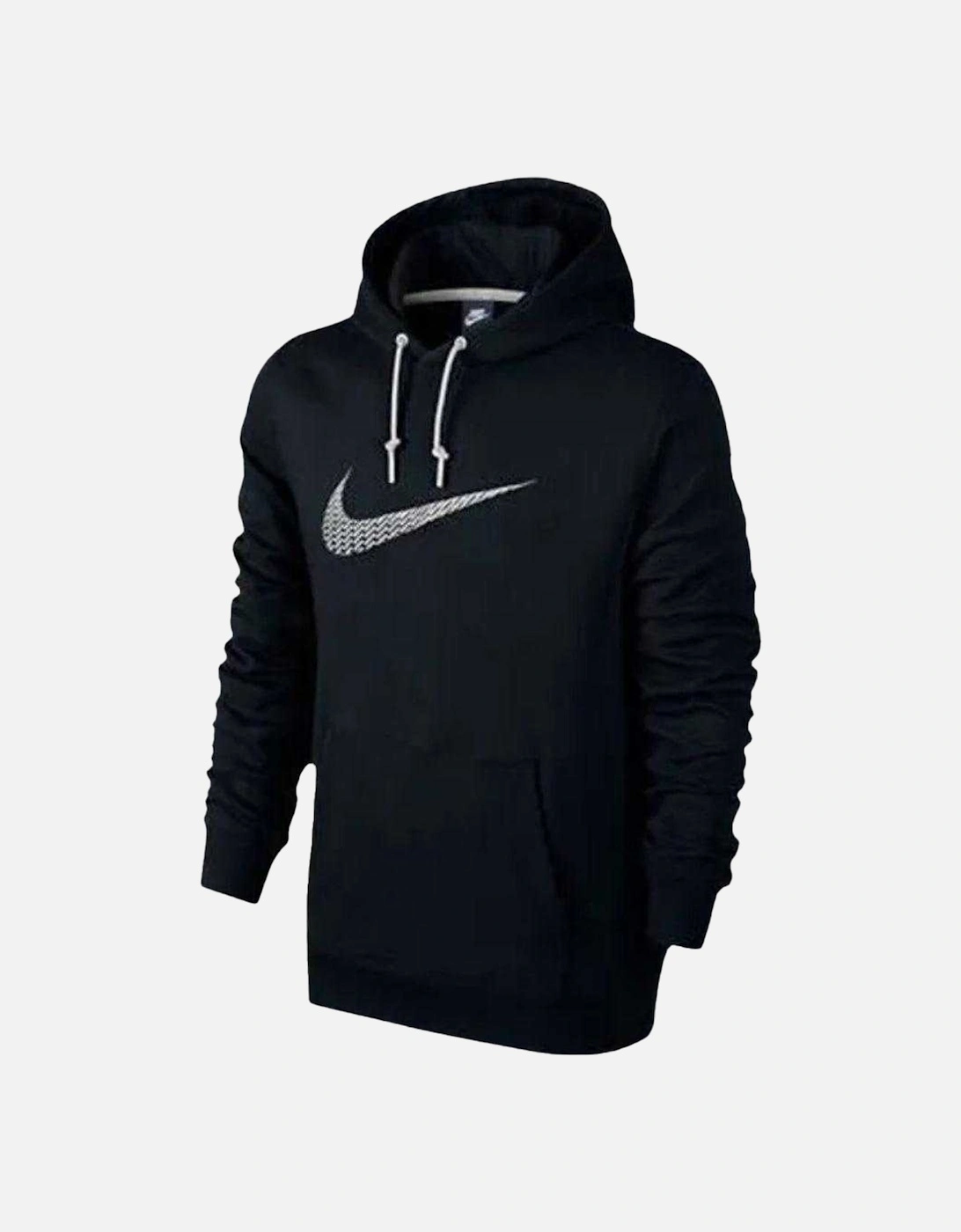 Mens Swoosh Logo Hoodie, 3 of 2
