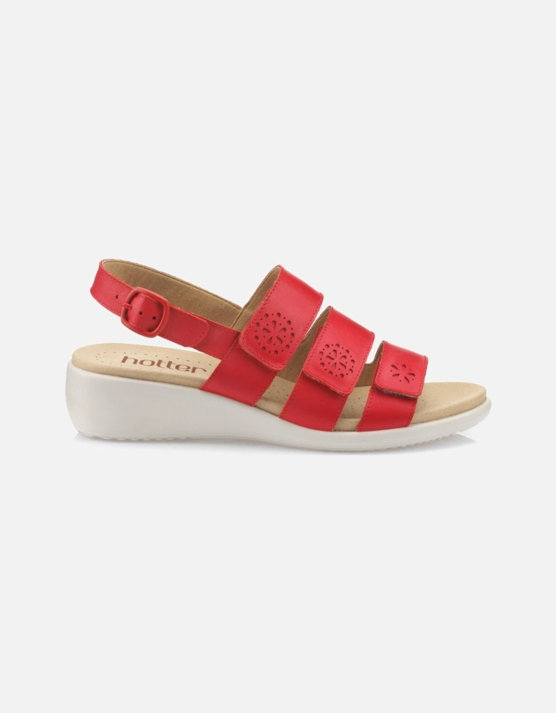 Milan Womens Wedge Heel Sandals