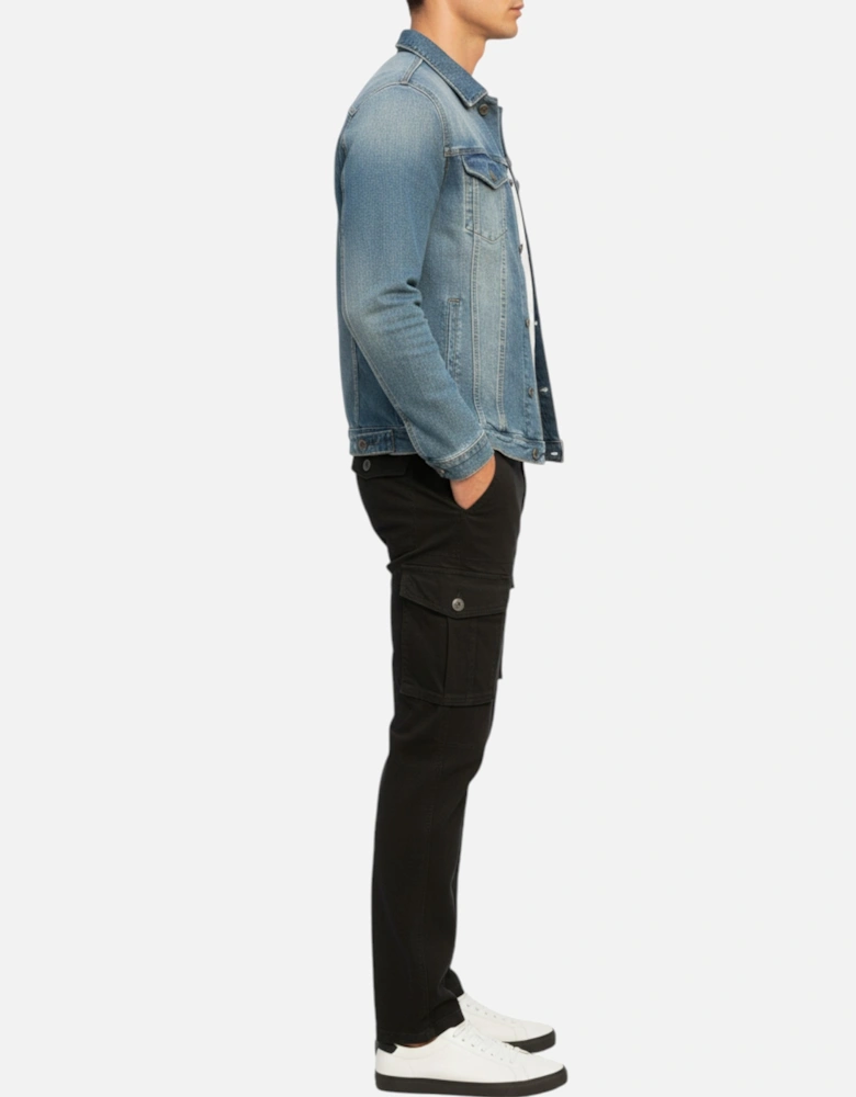 Mens Cargo Trousers Regular Fit Casual