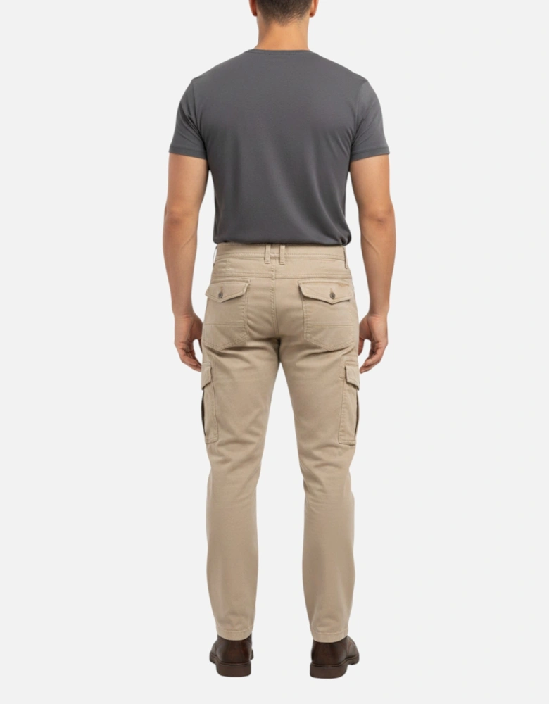 Mens Cargo Trousers Regular Fit Casual