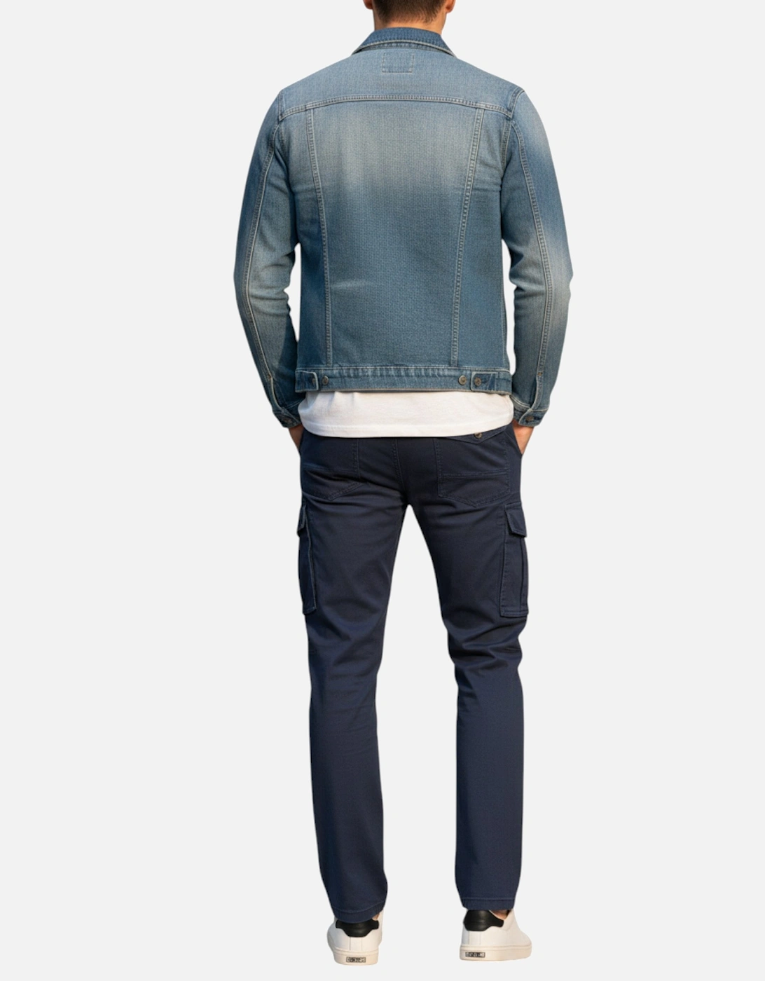 Mens Cargo Trousers Regular Fit Casual