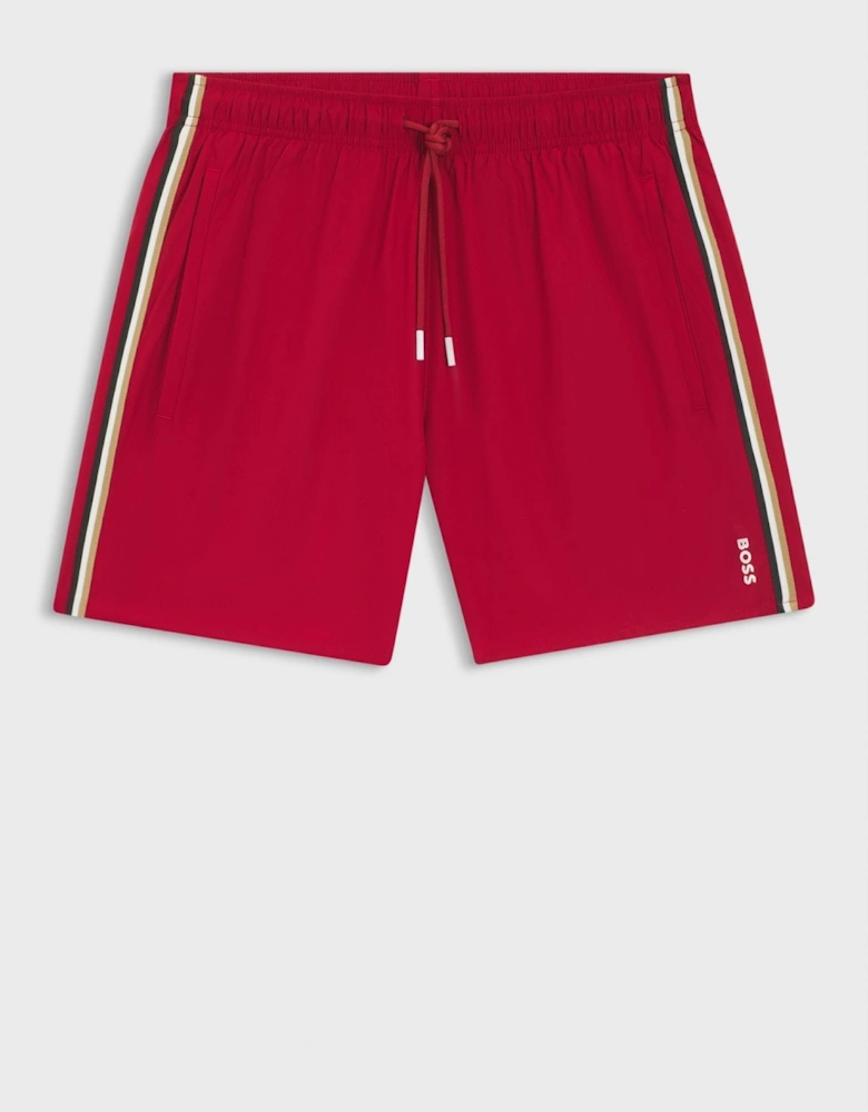 Men's Red Iconic Swim Shorts