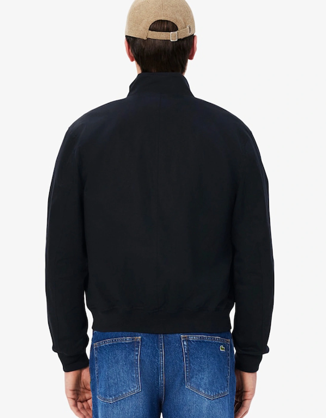 Water-Repellent Twill Harrington Jacket