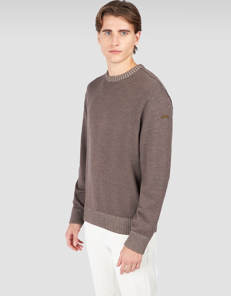 Soft Cool Touch Wool Crewneck Sweater