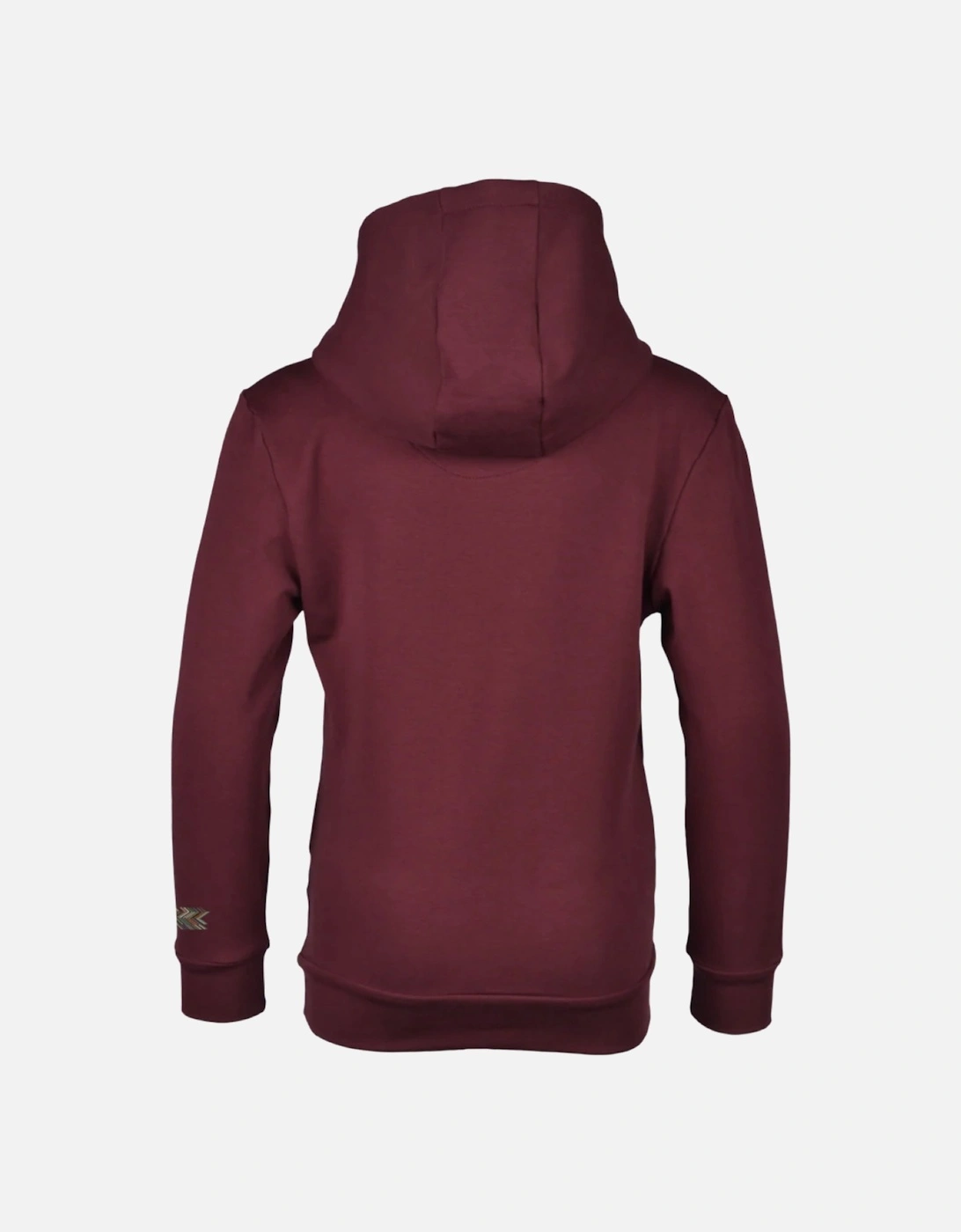 Boys Maroon Zig Hoodie
