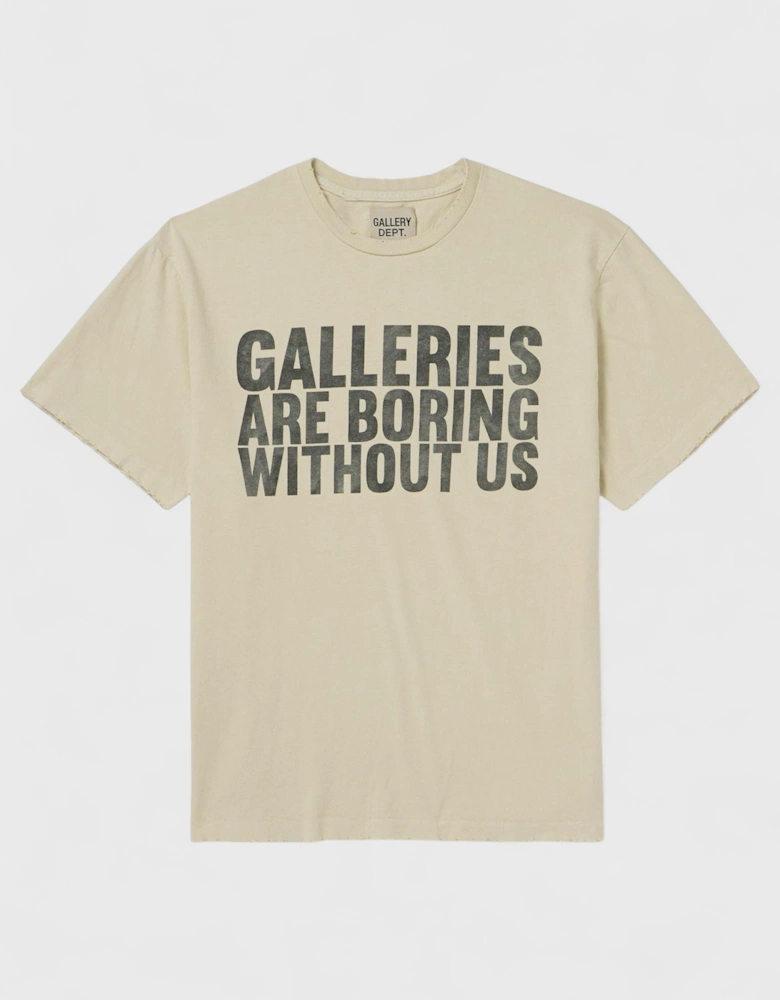 Gallery Dept. Boring Tee Archival White