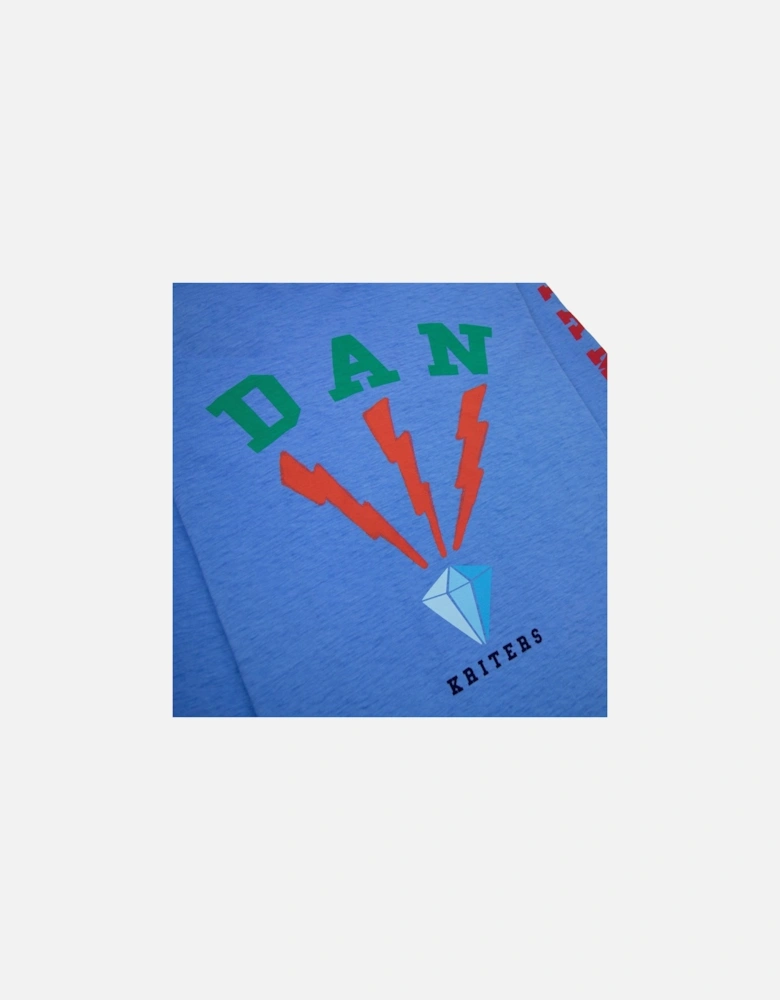 Dan Kriters Lightening Detail L/s T Shirt Blue
