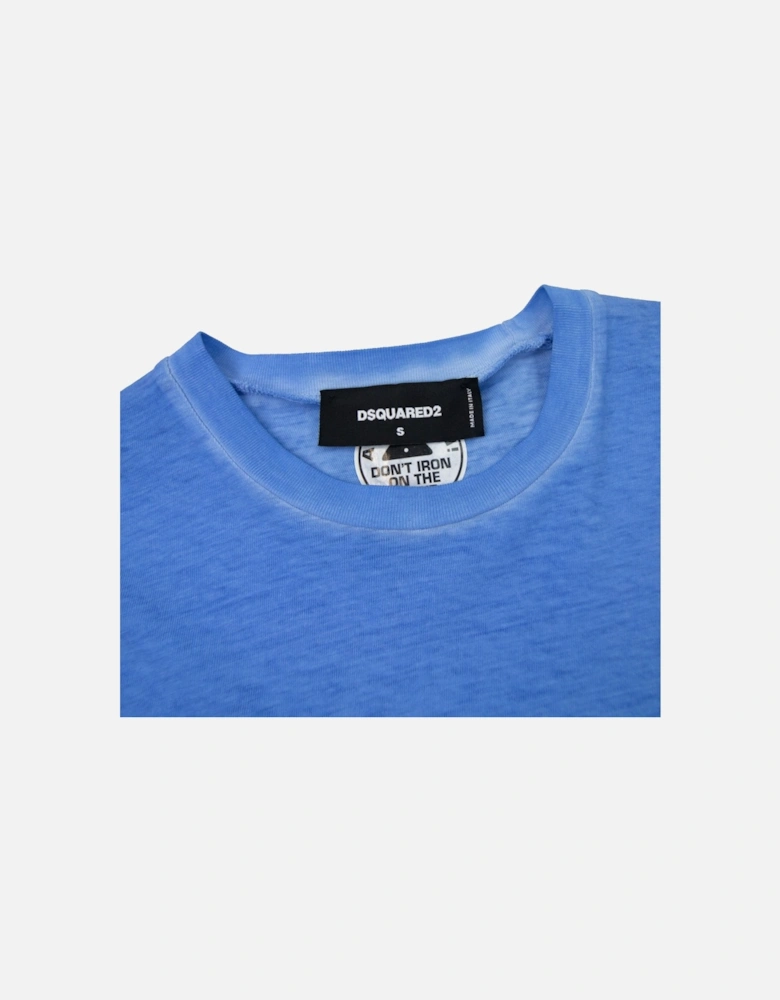 Dan Kriters Lightening Detail L/s T Shirt Blue