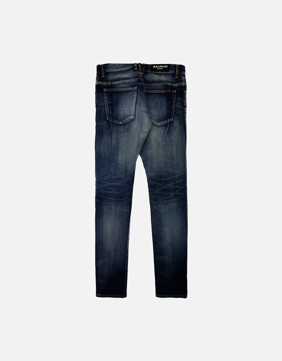 Distressed Slim Selvedge Jean Denim
