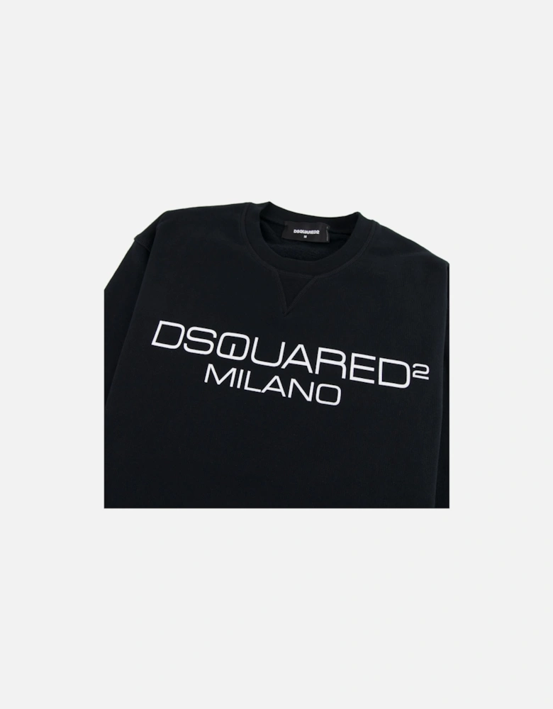 Milano Crewneck Sweatshirt Black 900