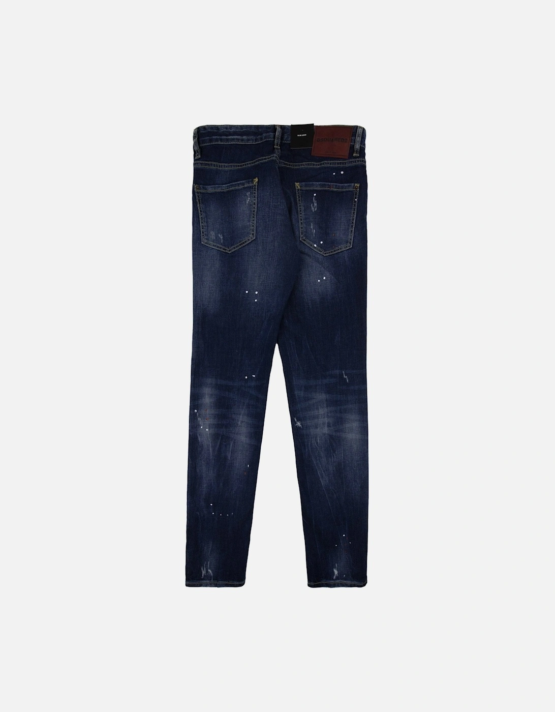 Multi Paint Slim Jean Denim 470