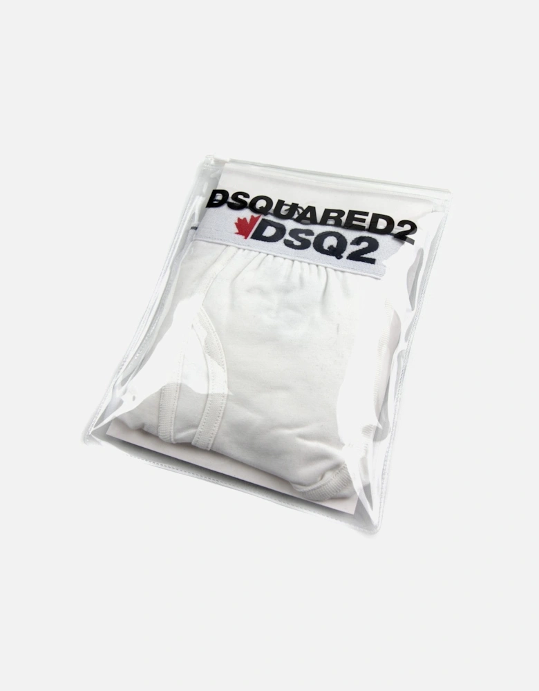 DSQ2 Boxer Trunk White