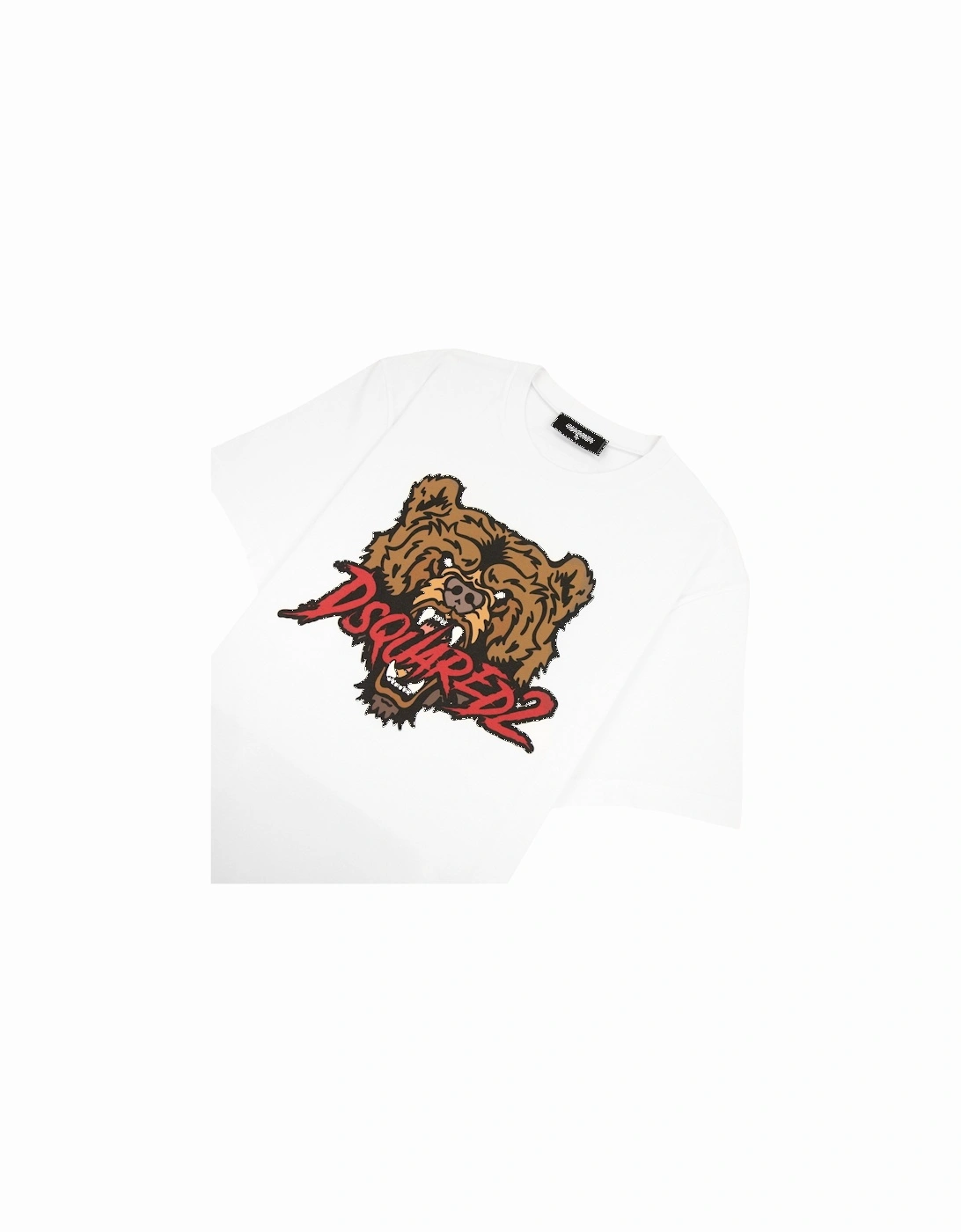 Bear Logo Cool Fit T Shirt White 100