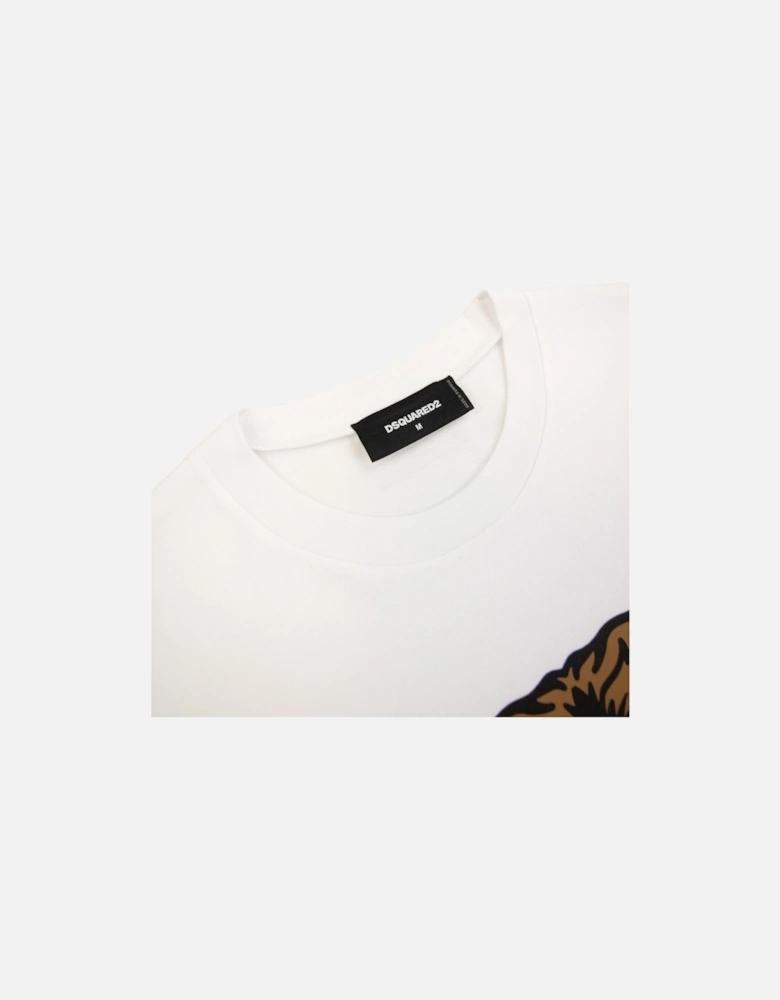 Bear Logo Cool Fit T Shirt White 100