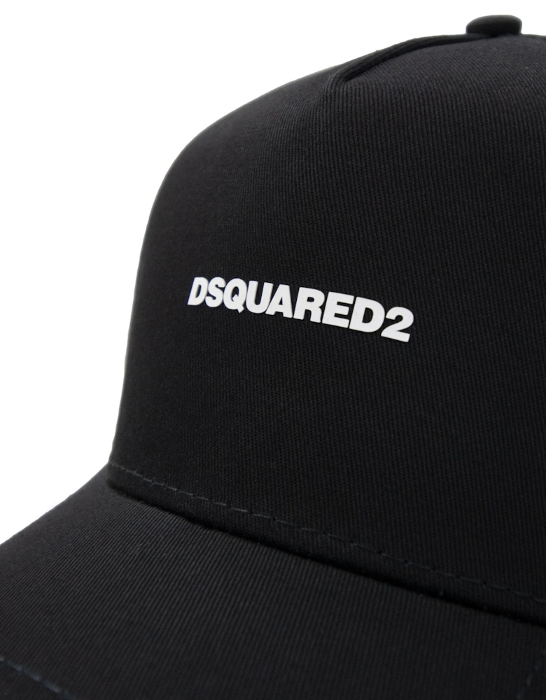 Dsquared Mini Logo Baseball Cap Black/White