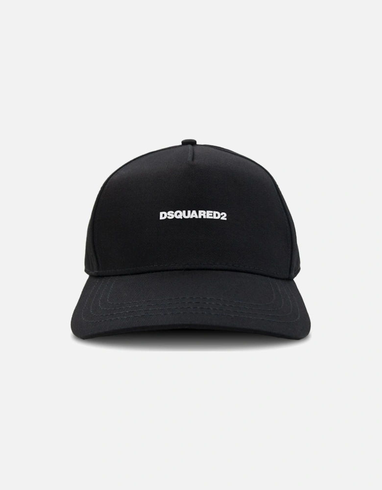 Dsquared Mini Logo Baseball Cap Black/White