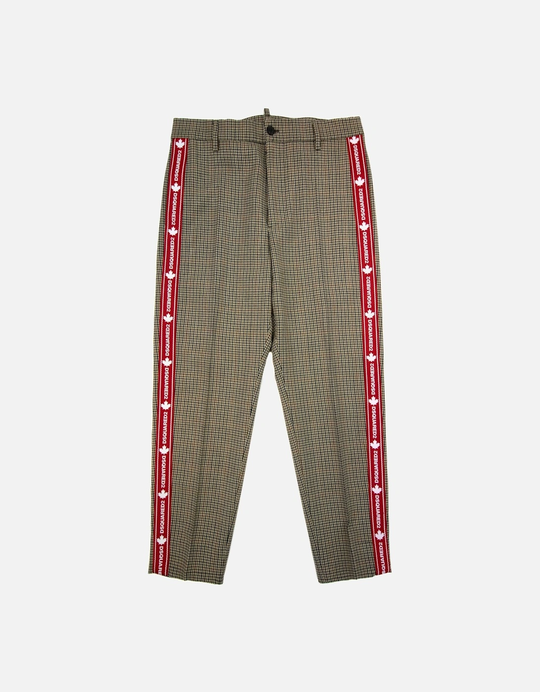 Check Pattern Tape Logo Trouser Beige 001, 6 of 5