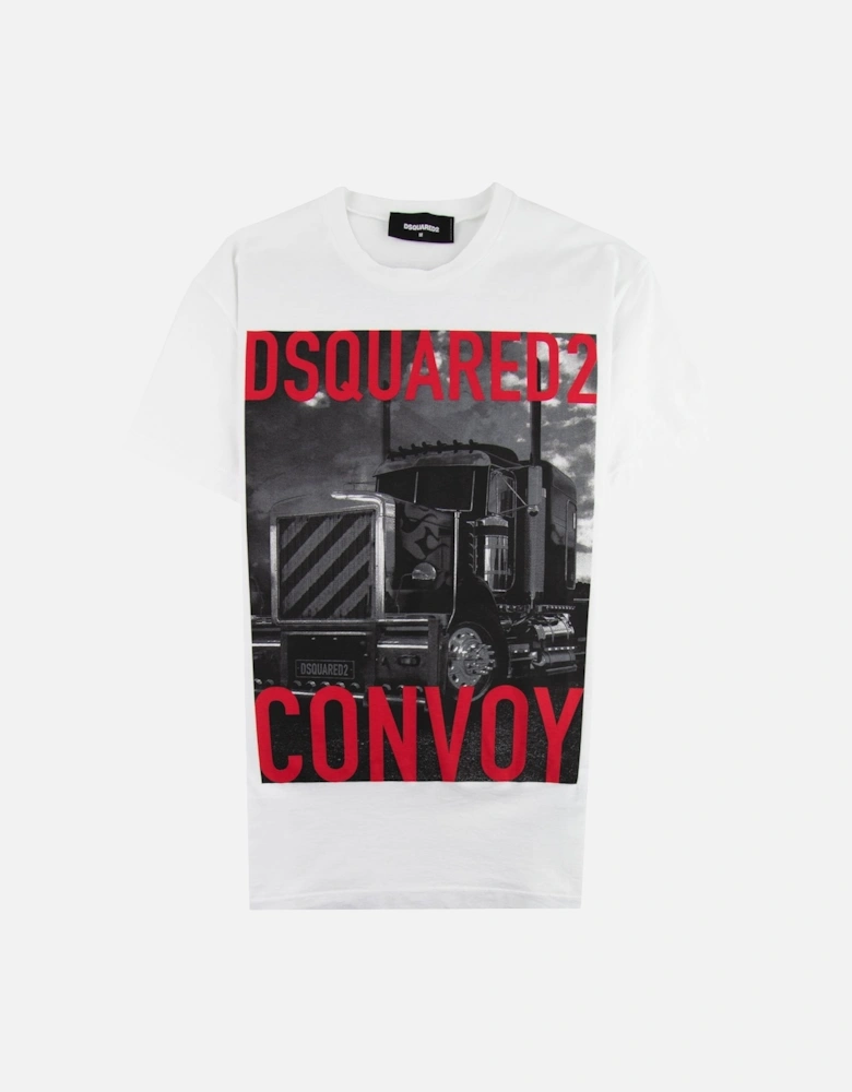 Truck Convoy T-shirt White 100