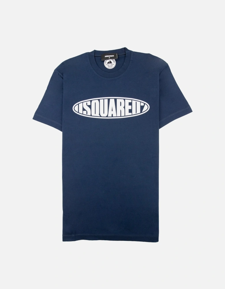 Surf Board Cool T Shirt Navy 478