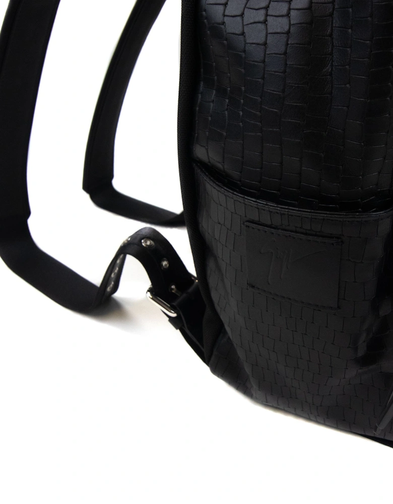 Signature Borse Carry Backpack Black