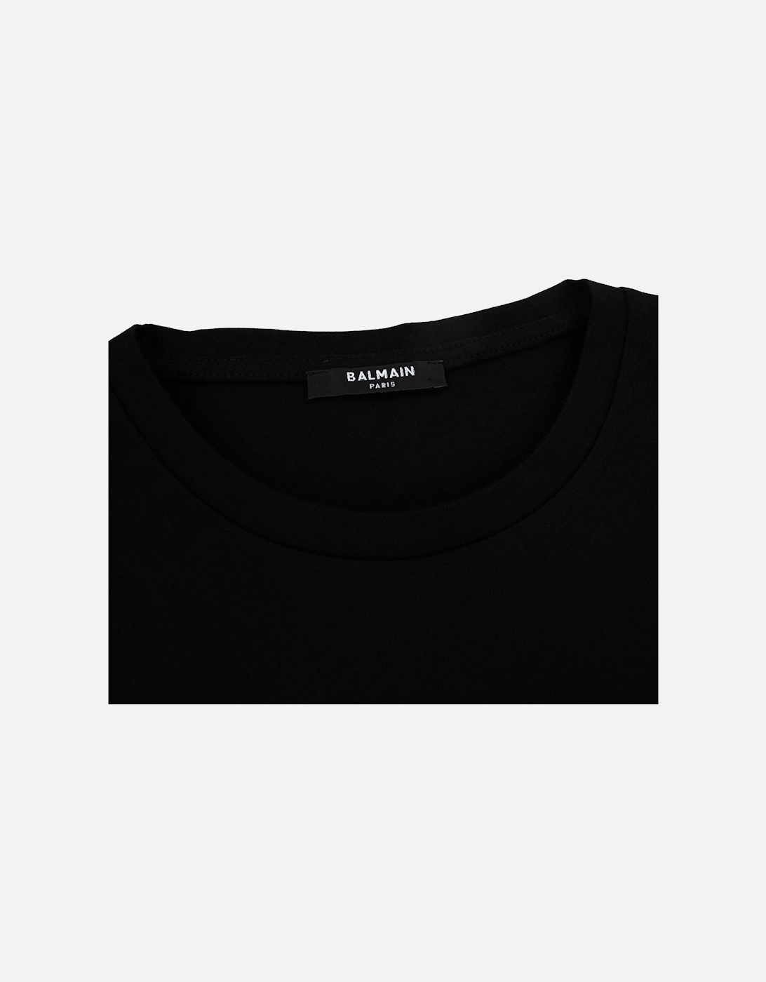 Embossed Logo T Shirt Black