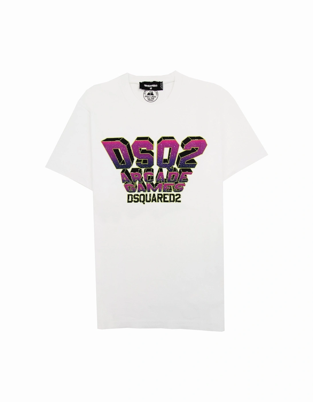 Dsq2 Arcade Games Cool T Shirt White 100, 5 of 4