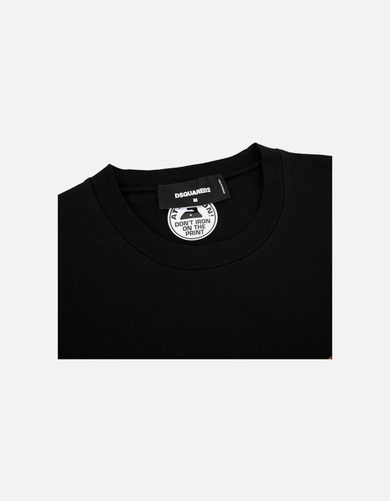 Wave Logo Cigar Tee Black
