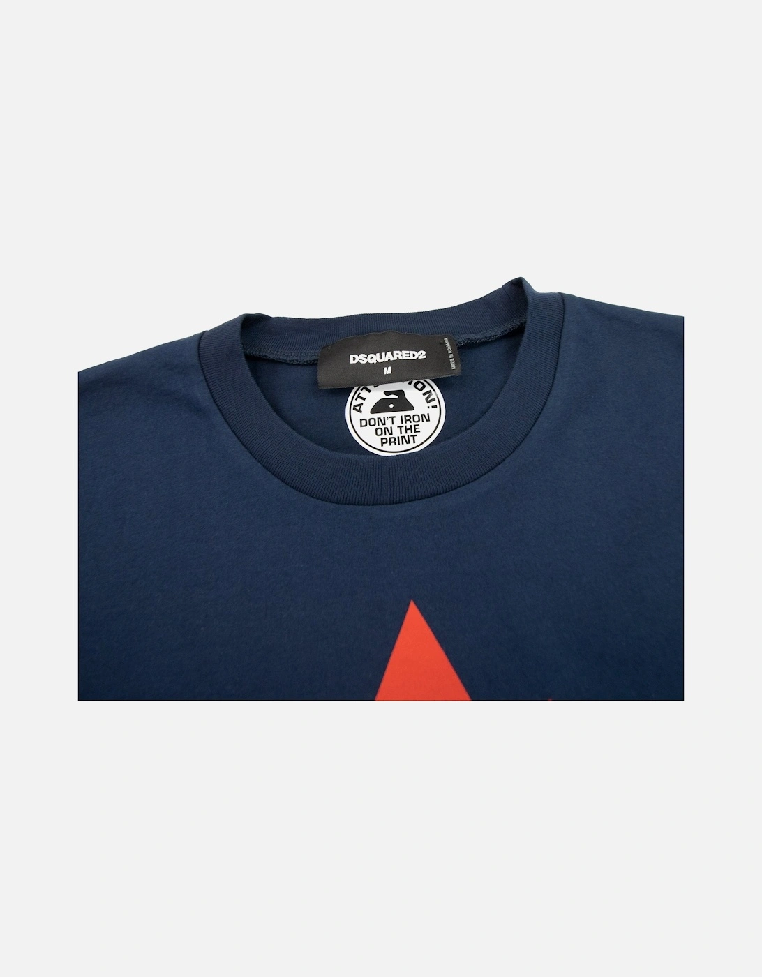 Dsq2 Logo Print Cool T Shirt Navy 478