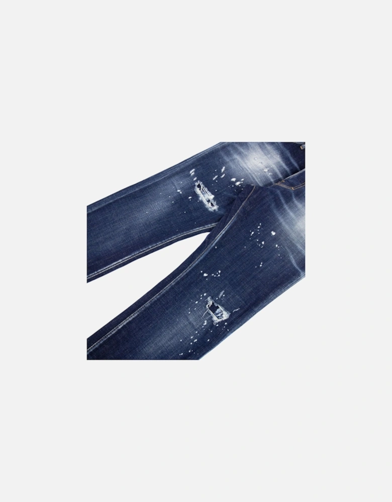 Dark Ripped Skater Cool Guy Jeans Denim 470