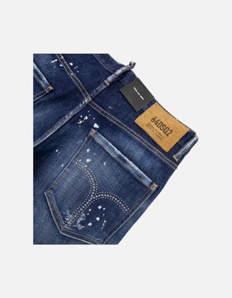 Dark Ripped Skater Cool Guy Jeans Denim 470