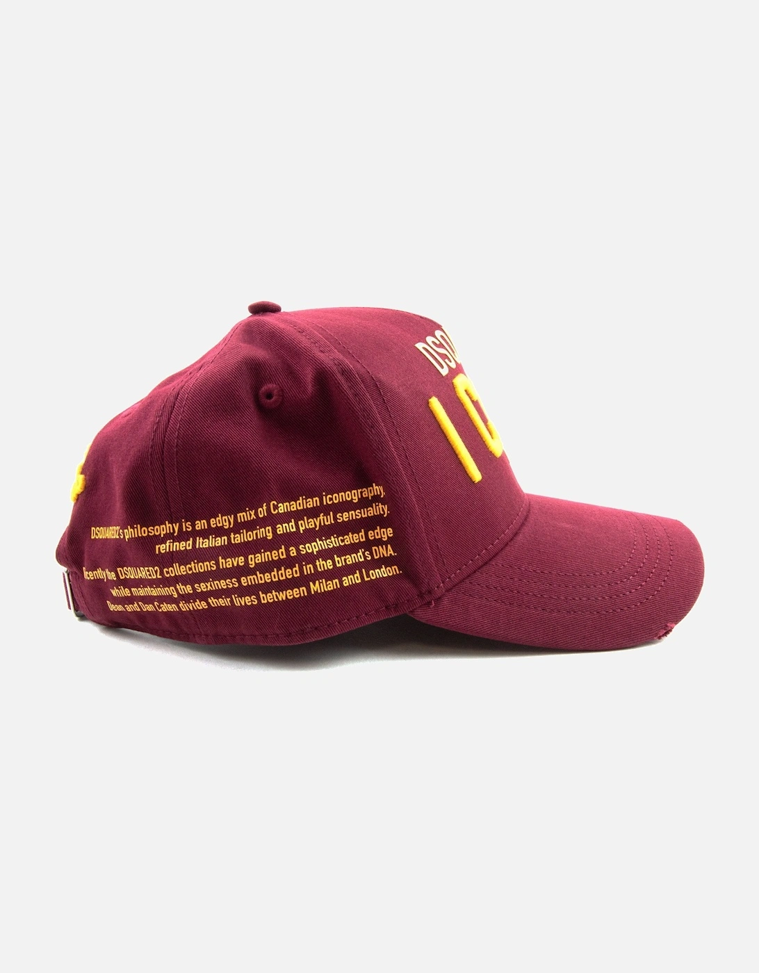 Icon Badges Cap Burgundy