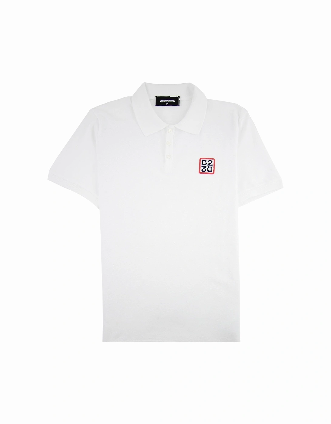 Mirrored D2 Polo Shirt White, 3 of 2