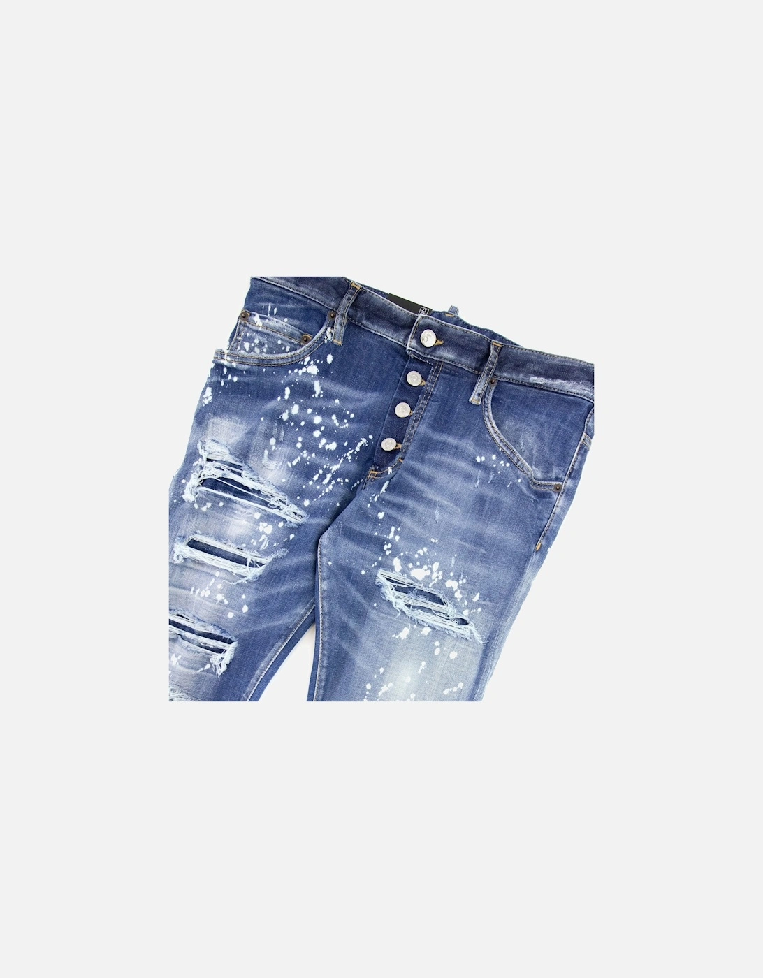 Super Twinkey Ripped Jeans Navy Blue 470