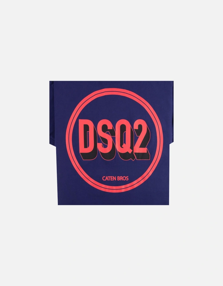 DSQ2 Circle T-shirt Blue 524