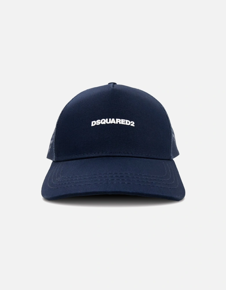 Dsquared Mesh Back Cap Navy/white
