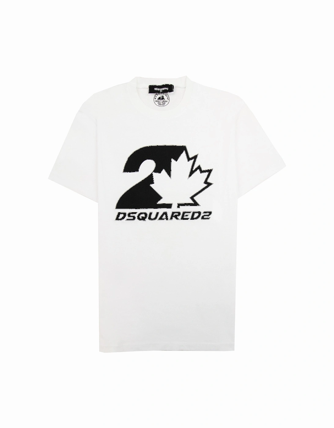 Dsq2 Logo Cool T Shirt White 100, 5 of 4