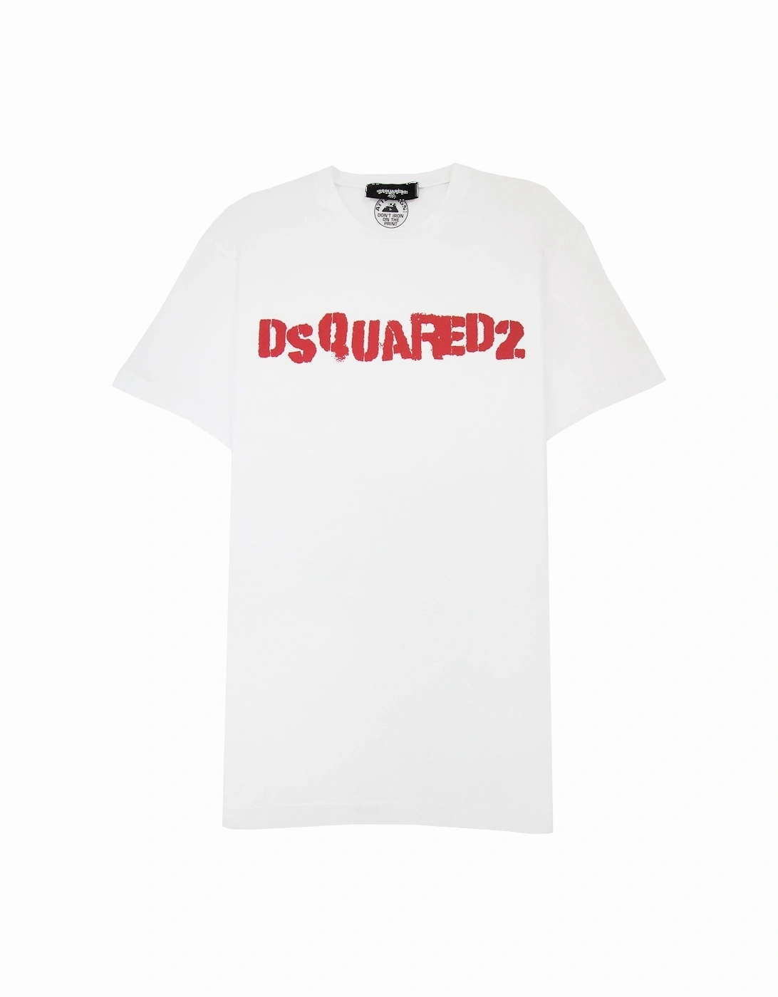 Logo Print T Shirt White 100, 5 of 4