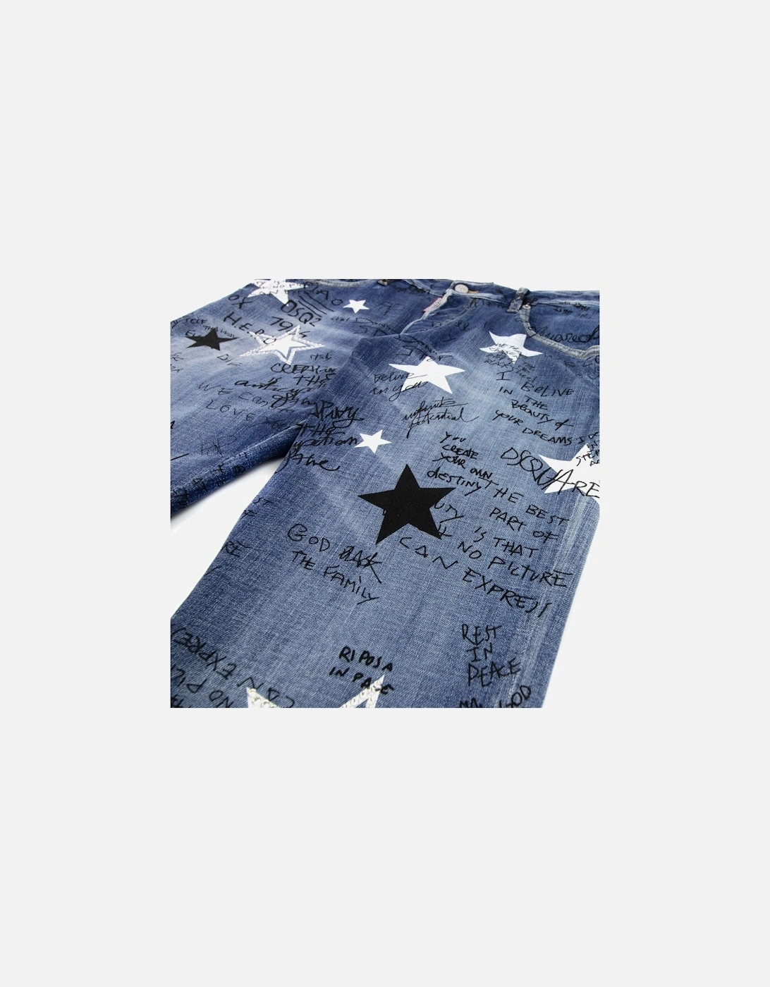 Skater Star Wash Jeans Navy Blue 470